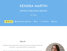 Tablet Screenshot of kendramartin.ca